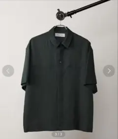 最終価格！【美品】CULLNI ブラック 半袖シャツ CULLNI ブラック 半袖シャツ 美品】CULLNI ブラック 半袖シャツ