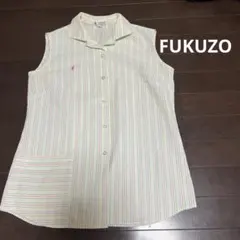 FUKUZO フクゾー　ノースリーブブラウス