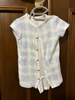 ラルフローレン　ポロ チェック柄ロンパース　6m