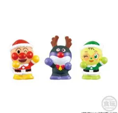 【未開封】あつまれアンパンマン クリスマスキャラクター3体セット