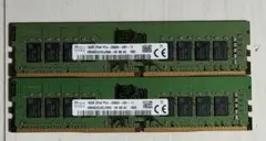 SK hynix 16GB DDR4 2666MHz メモリx2 (32GB) - メルカリ