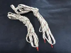 CCM アイスホッケー用シューレース ホワイト/レッド