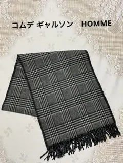 希少COMME des GARÇONS HOMME マフラー ブラックチェック柄 2025年最新】COMME des GARCONS HOMME メンズ マフラーの人気
