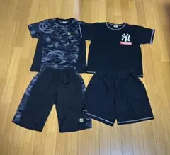 キッズ　半袖ウエア　上下　2組セット