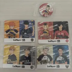 くら寿司　ハイキュー　缶バッジ　カード