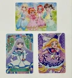 プリキュア キラキラグミのカード 3枚セット
