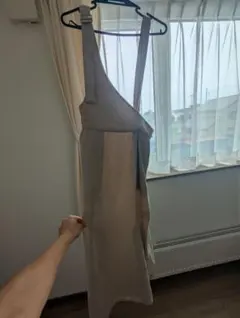 ベージュ ワンピース サロペットレディース