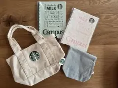 ドーナツクッションもセットのミニトートバッググッズ【STARBUCKS】
