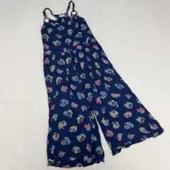 【チチカカ】TITICACA サロペット オールインワン F ネイビー　花柄