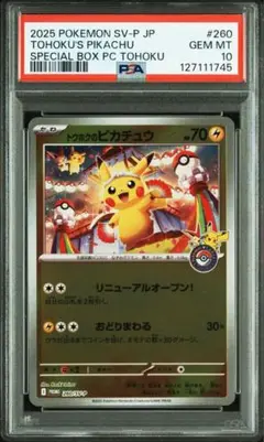2025年最新】トウホクのピカチュウ psa10の人気アイテム - メルカリ
