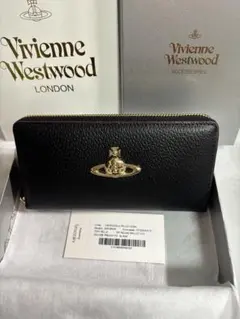 【新品未使用】Vivienne Westwood 長財布　BLACK