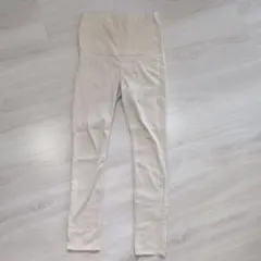 UNIQLO　マタニティ　ベージュ ハイウエスト ストレッチパンツ