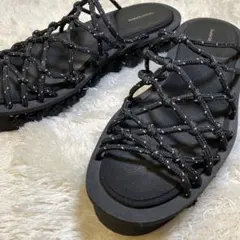 Hender Scheme エンダースキーマ ロープサンダル 　ブラックのサムネイル
