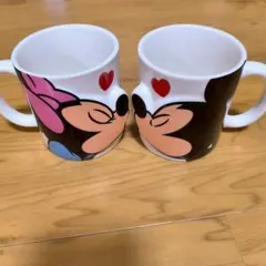 ミッキー&ミニー ペア　マグカップ　カップセット
