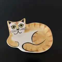 【人気の動物雑貨】ハンナ・ターナー トリンケットトレイ 小物入れ 猫 ジンジャー