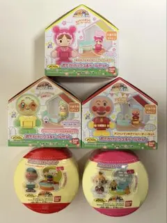 【新品】アンパンマンタウン　おでかけハウス＆ドールセット５種　バラ売り可