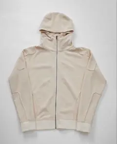 PARANOID THERMAL ZIP HOODIE IVORY
