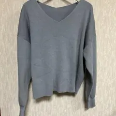 ロペピクニック グレーニット トップス M