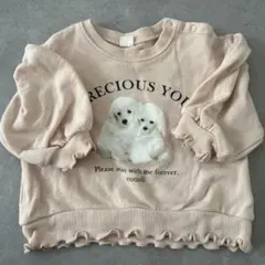 Cottoli 犬プリント トレーナー