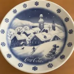 Coca-Cola 雪景色 プレート 皿