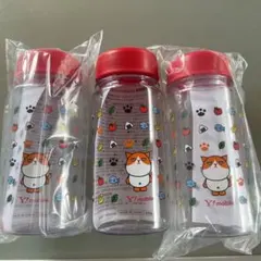 新品3つセット　ワイモバイル タンブラー 猫　ふてにゃんのサムネイル