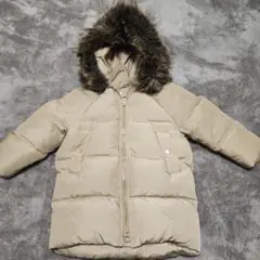 ZARA girl　ベージュ ダウンコート サイズ5　110