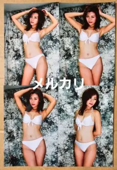 ☆1999cdma oneレースクイーン☆田村あかね☆水着☆ワイド四ツ切写真1