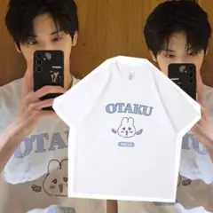TXT トゥバ OTAKU オタク Tシャツ ホワイト Lサイズ