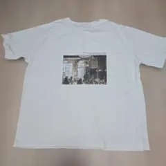 SELECT MOCA フォトプリント 半袖Tシャツ ホワイト
