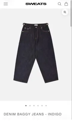 SWEATS collective バギー デニム INDIGO かつきくん着用 SWEATS collective バギー デニム INDIGO かつきくん着用 - メルカリ