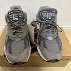 New Balance 991v2 グレー 27.5 未使用品