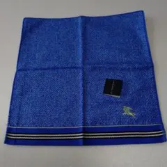 最終★新品未使用✨バーバリータオルハンカチ　✨パイル絹100% レッド肌触り抜群