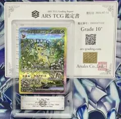 【ARS10】リーフィアex SAR テラスタルフェス PSA10同等 ARS10】リーフィアex SAR テラスタルフェス PSA10同等 - メルカリ