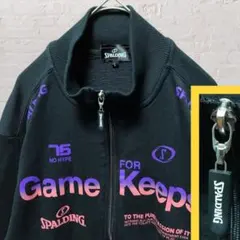 レトロ y2k Ｂ系 レア トラックジャケット ストリート ジャージ 黒紫ピンクのサムネイル