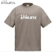 アスレタ プラクールシャツ 半袖 Tシャツ 冷感 ベージュ Mサイズ