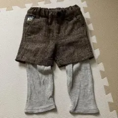 重ね着風パンツ90