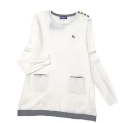 未使用品⭐︎バーバリーブルーレーベル ロングニット チュニック 金ボタン