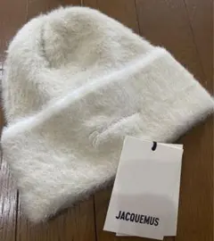 JACQUEMUS グレー ビーニー ニット帽 JACQUEMUS: La Casaコレクション グレー La capuche Gros Grain