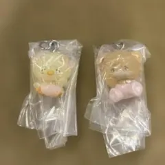 未開封　mikko ガチャガチャ めじるしアクセサリー ラテ パフ