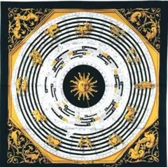 HERMES(エルメス)/星占い/スカーフ 《占星術　DIES ET HORE》