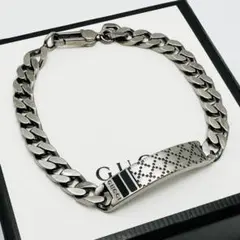 GUCCI ブレスレット　喜平　ID ディアマンテ　刻印19 Ag925のサムネイル