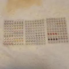 シール 透明 小さい 可愛い 3シート セット まとめ売り