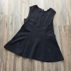 UNITED ARROWS ノースリーブ チュニック ブラックのサムネイル