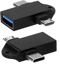 2個 USB3.0 2in1 OTGアダプタ タイプC + マイクロUSB