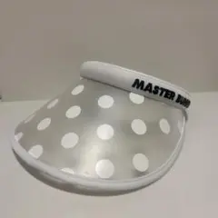 MASTER BUNNY サンバイザー　水玉模様