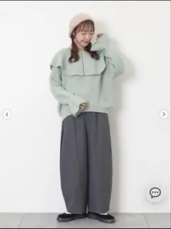 sm2⭐︎サイド深タックバレルパンツ