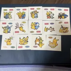 ポケモンパン　デコキャラシール　ポケモンパン発売25周年記念　 14枚セット