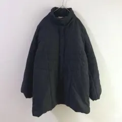 5168 Pur colore 中綿ジャケット　黒　３Ｌ　大きいサイズ　アウター