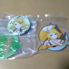 鏡音リン アクリルスタンド 缶バッジ セット - メルカリ