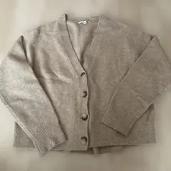 UNIQLO ベージュ カーディガン Lサイズ